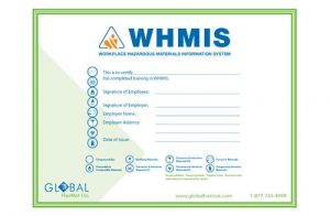 WHMIS 1988 (Before GHS) Wallet Certificates