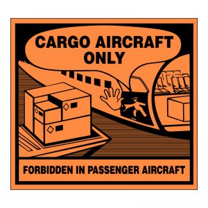 Air Cargo Only Handling Label